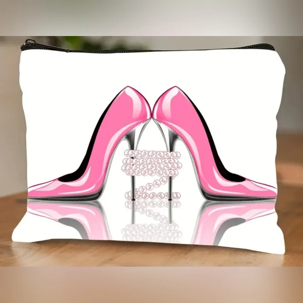 Cute elegant cosmetic bag.